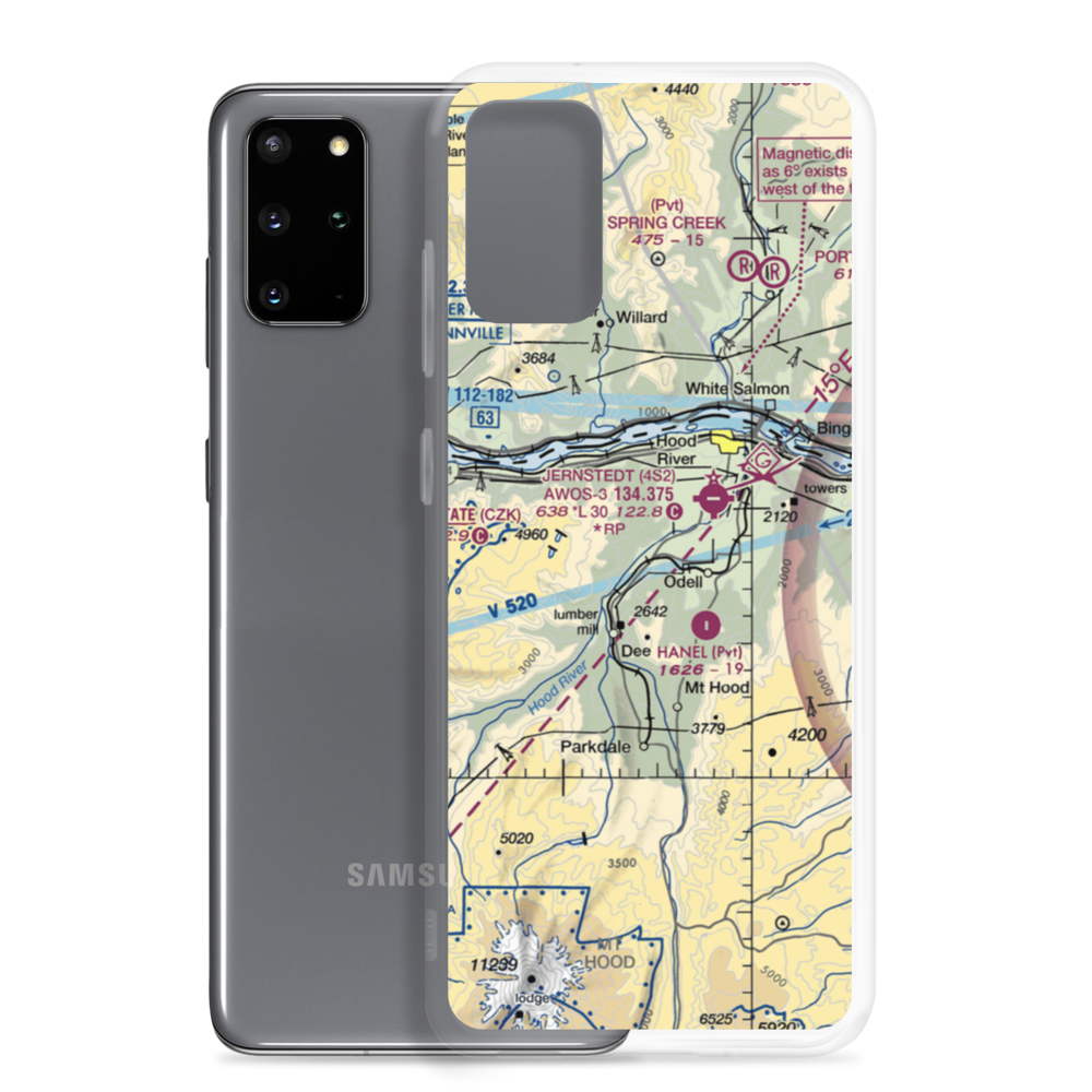 Green Acres Air Park (7OR6) VFR Sectional Samsung Case Samsung Galaxy S20 Plus model shown