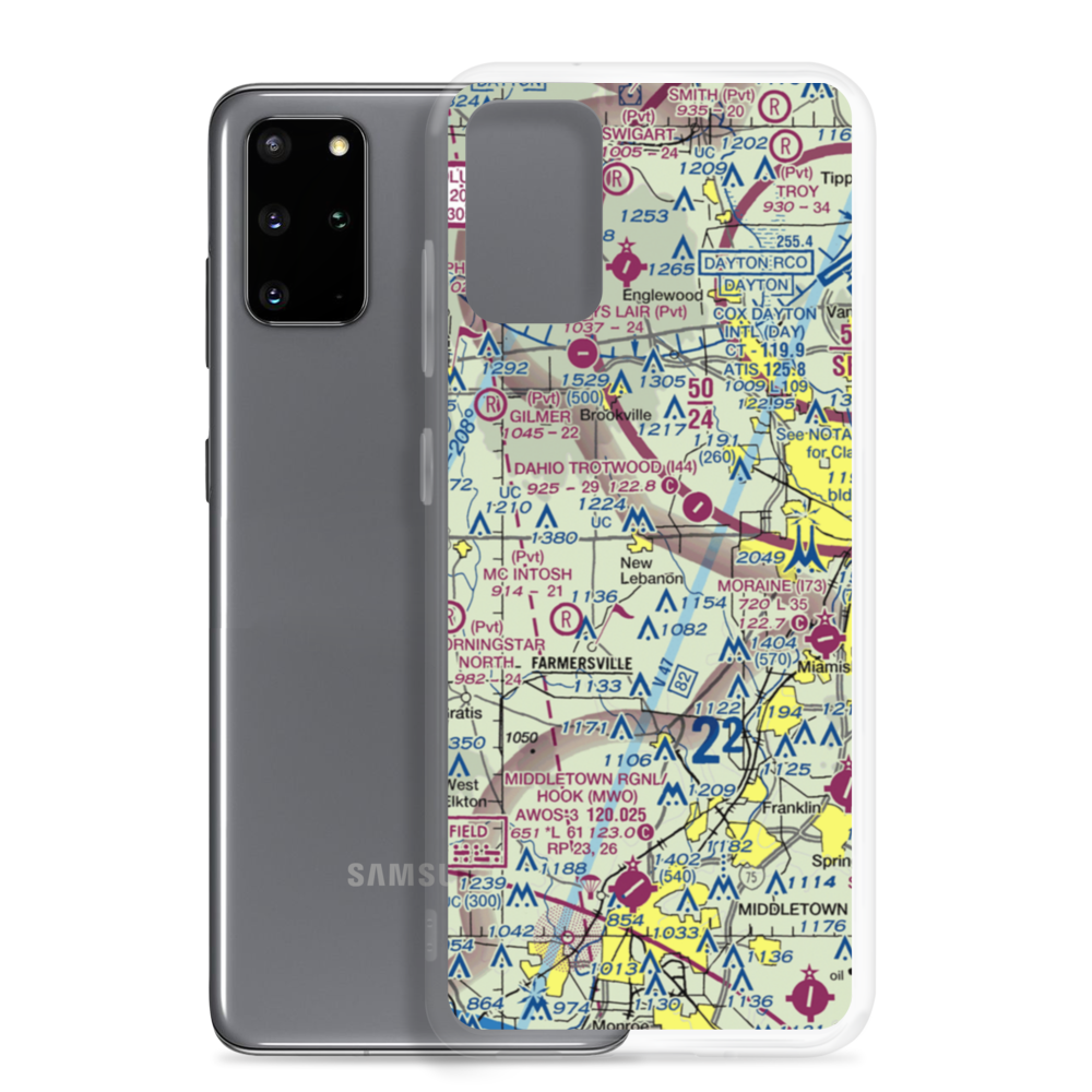 Green Acres Airport (06OI) VFR Sectional Samsung Case Samsung Galaxy S20 Plus model shown