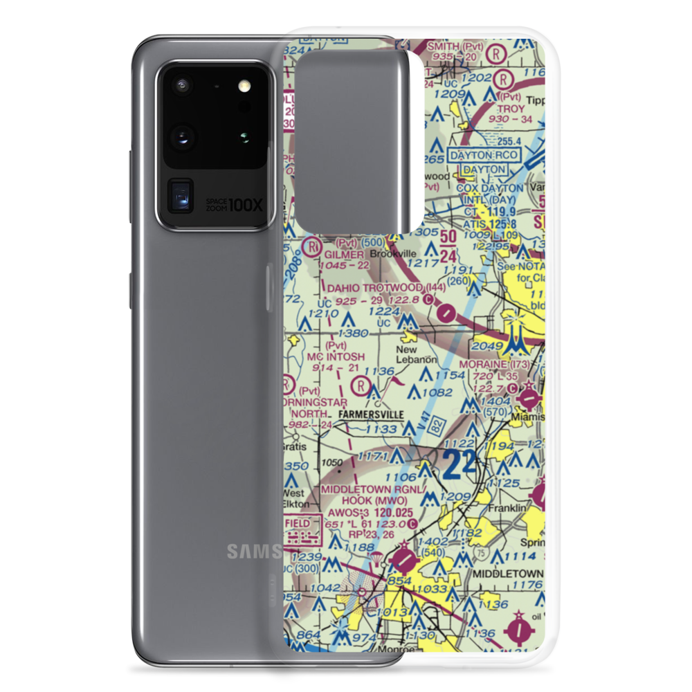 Green Acres Airport (06OI) VFR Sectional Samsung Case Samsung Galaxy S20 Ultra model shown