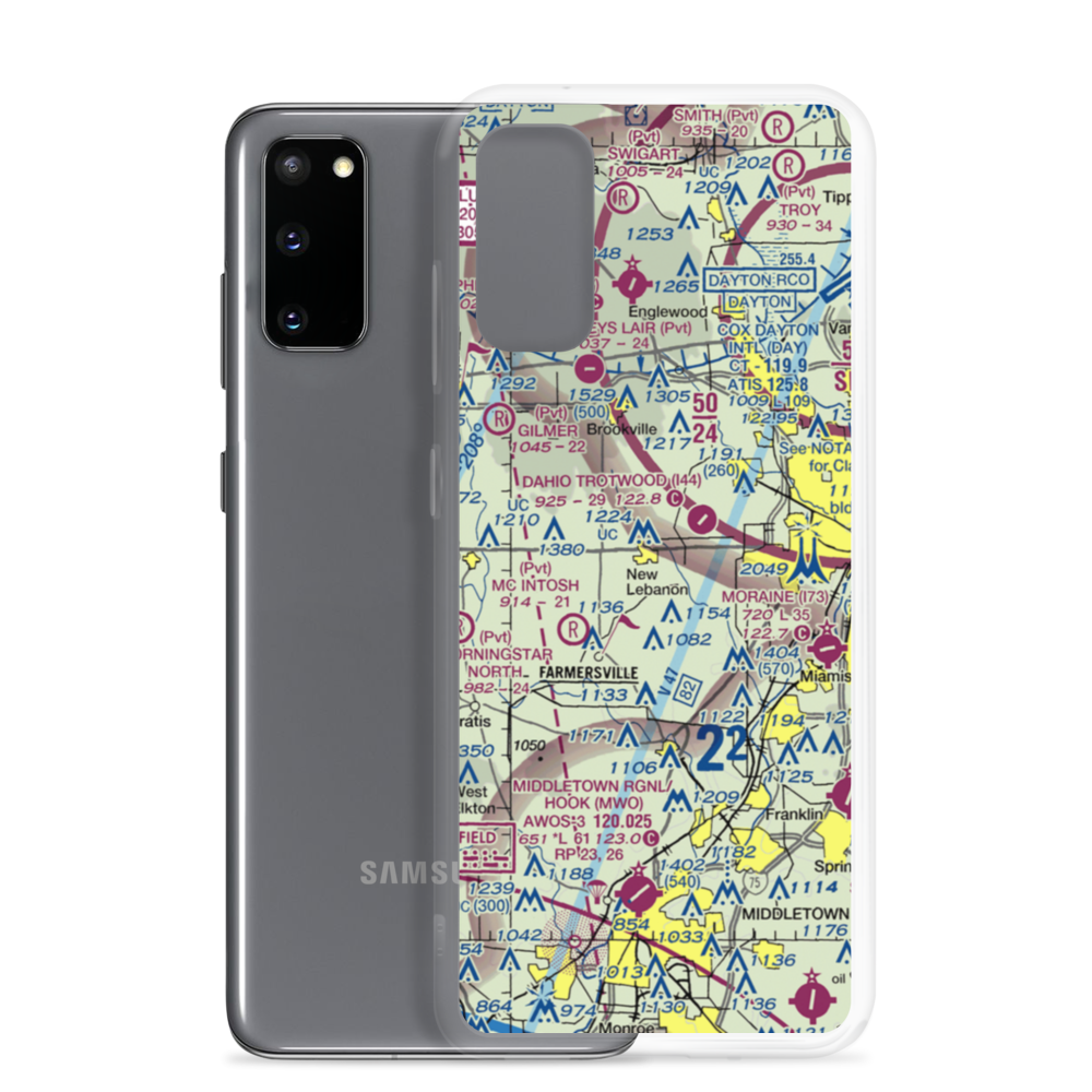 Green Acres Airport (06OI) VFR Sectional Samsung Case Samsung Galaxy S20 model shown