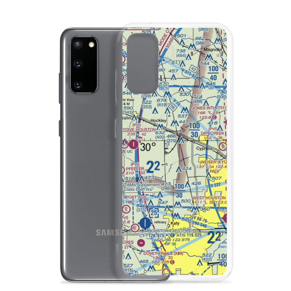Green Acres Airport (TA90) VFR Sectional Samsung Case Samsung Galaxy S20 model shown