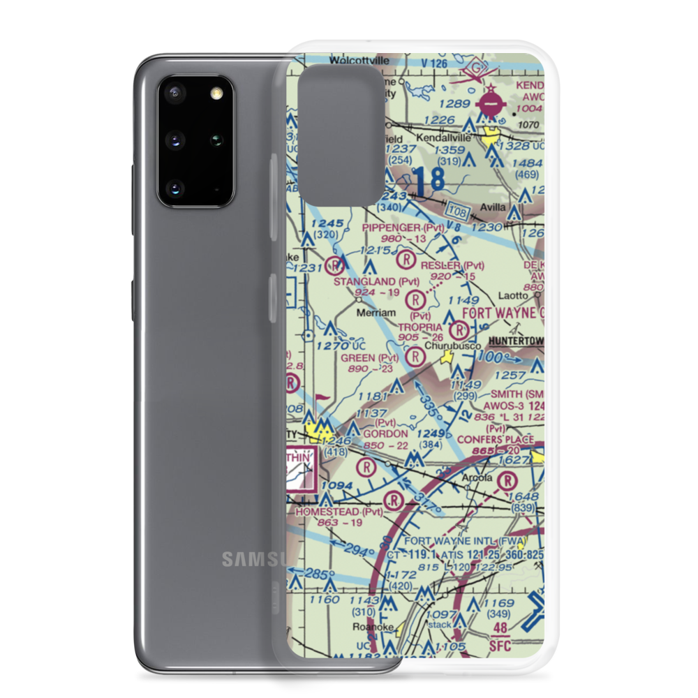 Green Field (9IN8) VFR Sectional Samsung Case Samsung Galaxy S20 Plus model shown