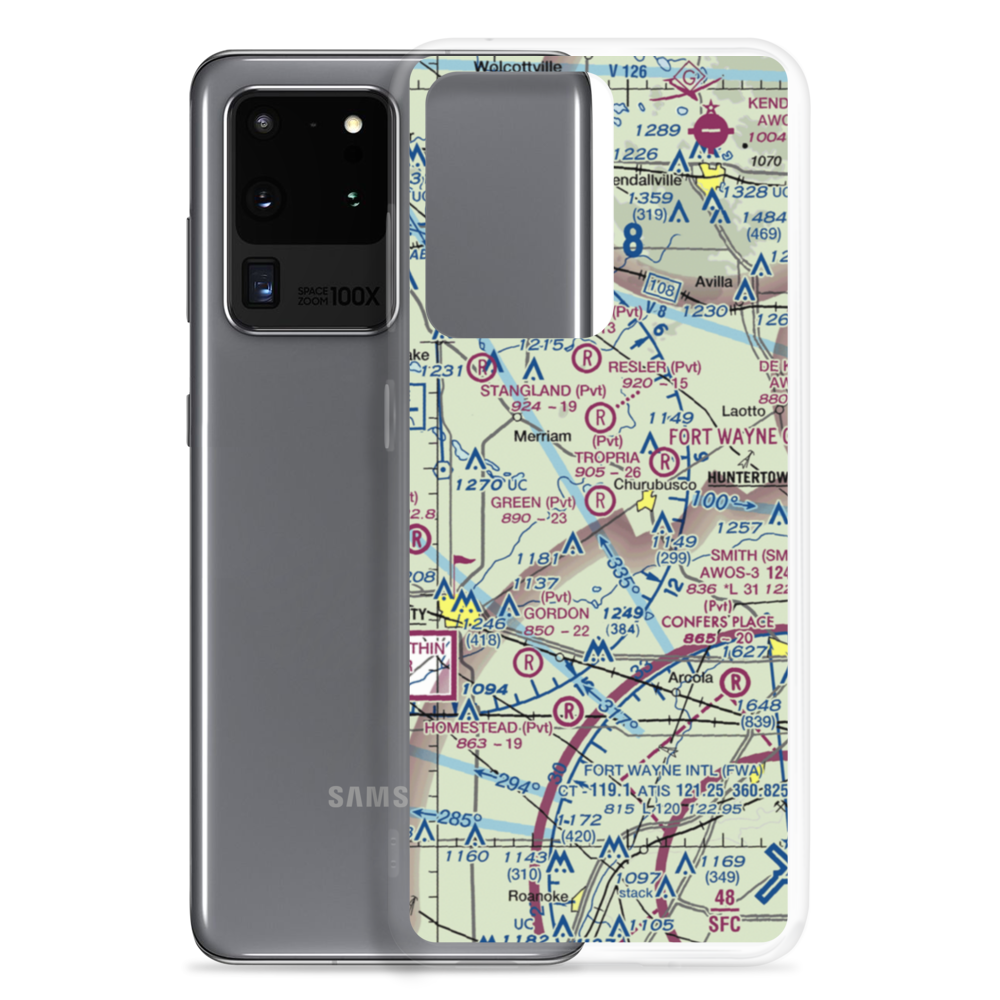 Green Field (9IN8) VFR Sectional Samsung Case Samsung Galaxy S20 Ultra model shown