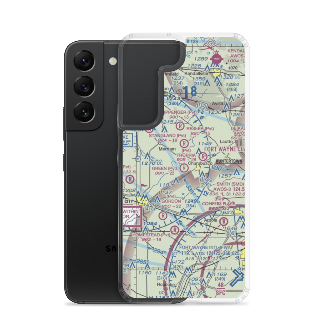 Green Field (9IN8) VFR Sectional Samsung Case Samsung Galaxy S22 model shown