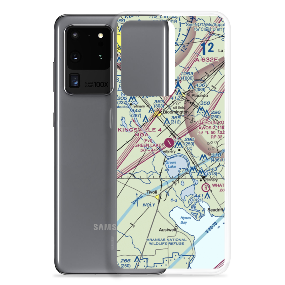 Green Lake Ranch Airport (69TX) VFR Sectional Samsung Case Samsung Galaxy S20 Ultra model shown