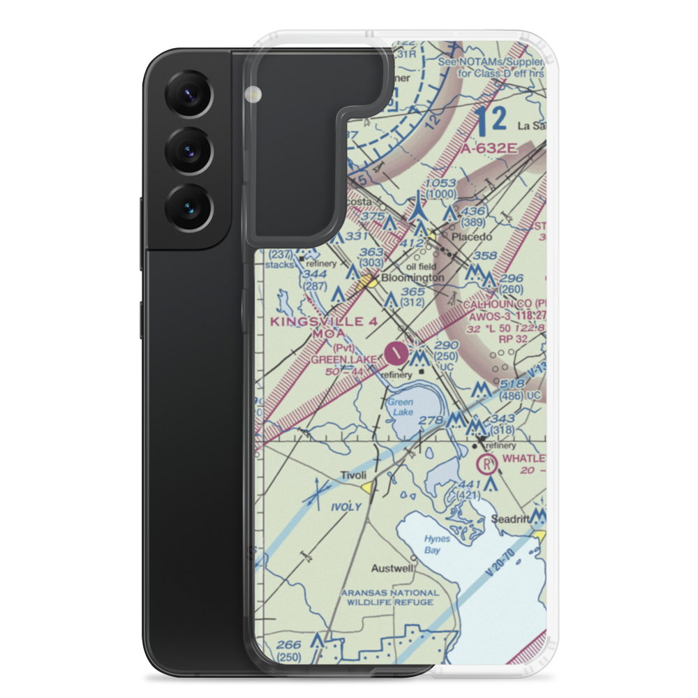 Green Lake Ranch Airport (69TX) VFR Sectional Samsung Case Samsung Galaxy S22 Plus model shown