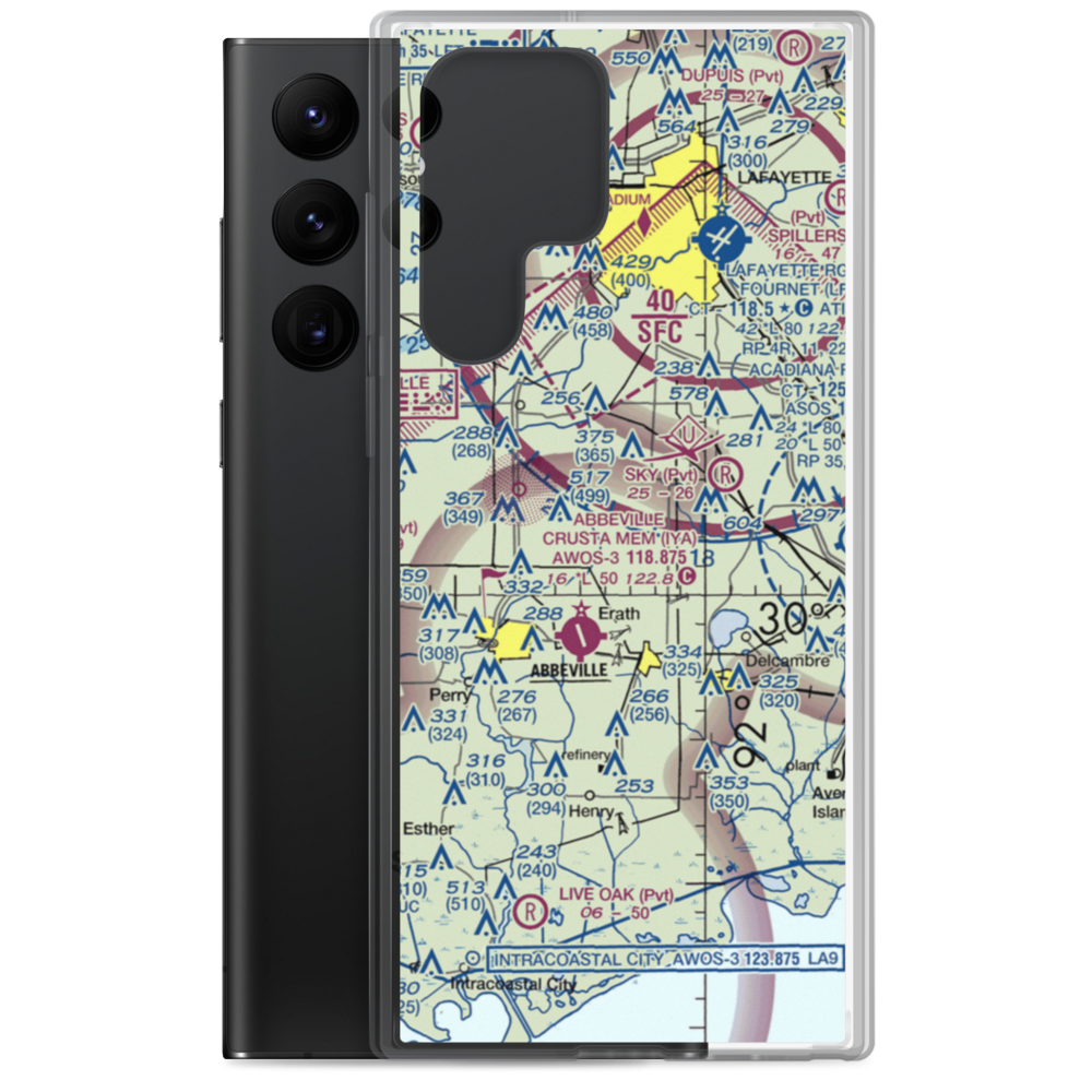 Greene Air Park (97LA) VFR Sectional Samsung Case Samsung Galaxy S22 Ultra model shown