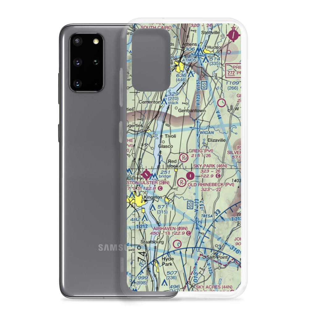 Greig Farm Airport (9NK4) VFR Sectional Samsung Case Samsung Galaxy S20 Plus model shown
