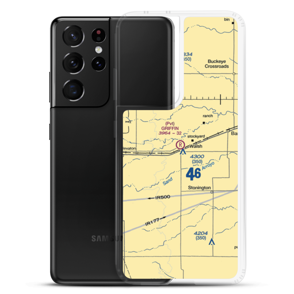 Griffin Field (4CO3) VFR Sectional Samsung Case Samsung Galaxy S21 Ultra model shown
