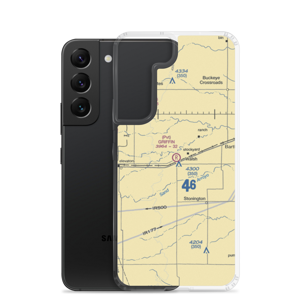 Griffin Field (4CO3) VFR Sectional Samsung Case Samsung Galaxy S22 model shown