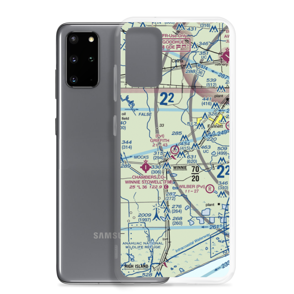 Griffith Ranch Airport (TE73) VFR Sectional Samsung Case Samsung Galaxy S20 Plus model shown