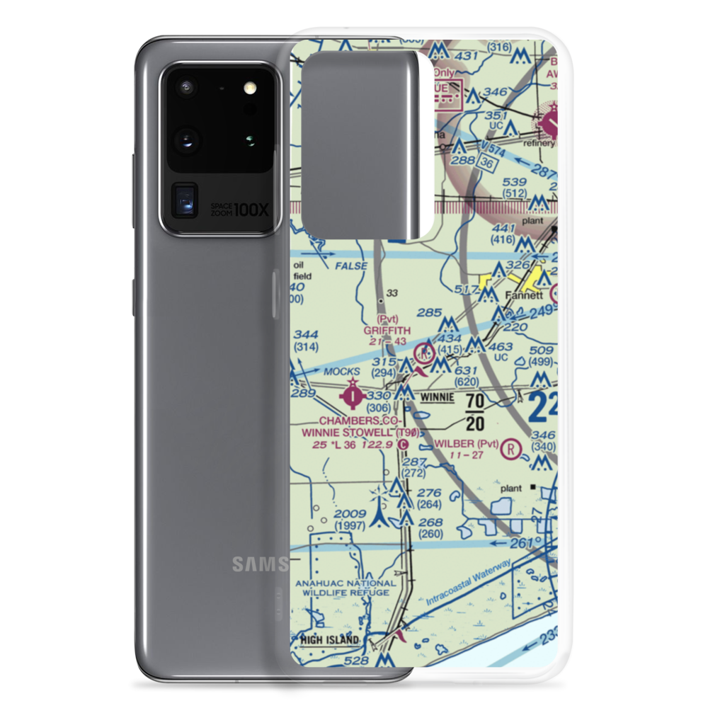 Griffith Ranch Airport (TE73) VFR Sectional Samsung Case Samsung Galaxy S20 Ultra model shown
