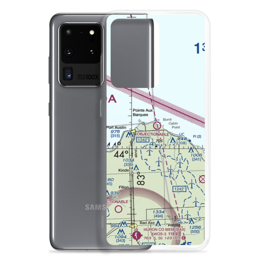 Grindstone Air Harbor Airport (29C) VFR Sectional Samsung Case Samsung Galaxy S20 Ultra model shown