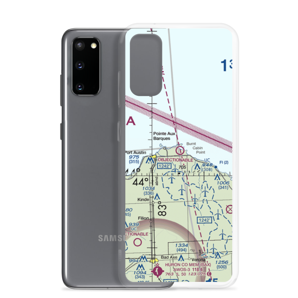 Grindstone Air Harbor Airport (29C) VFR Sectional Samsung Case Samsung Galaxy S20 model shown