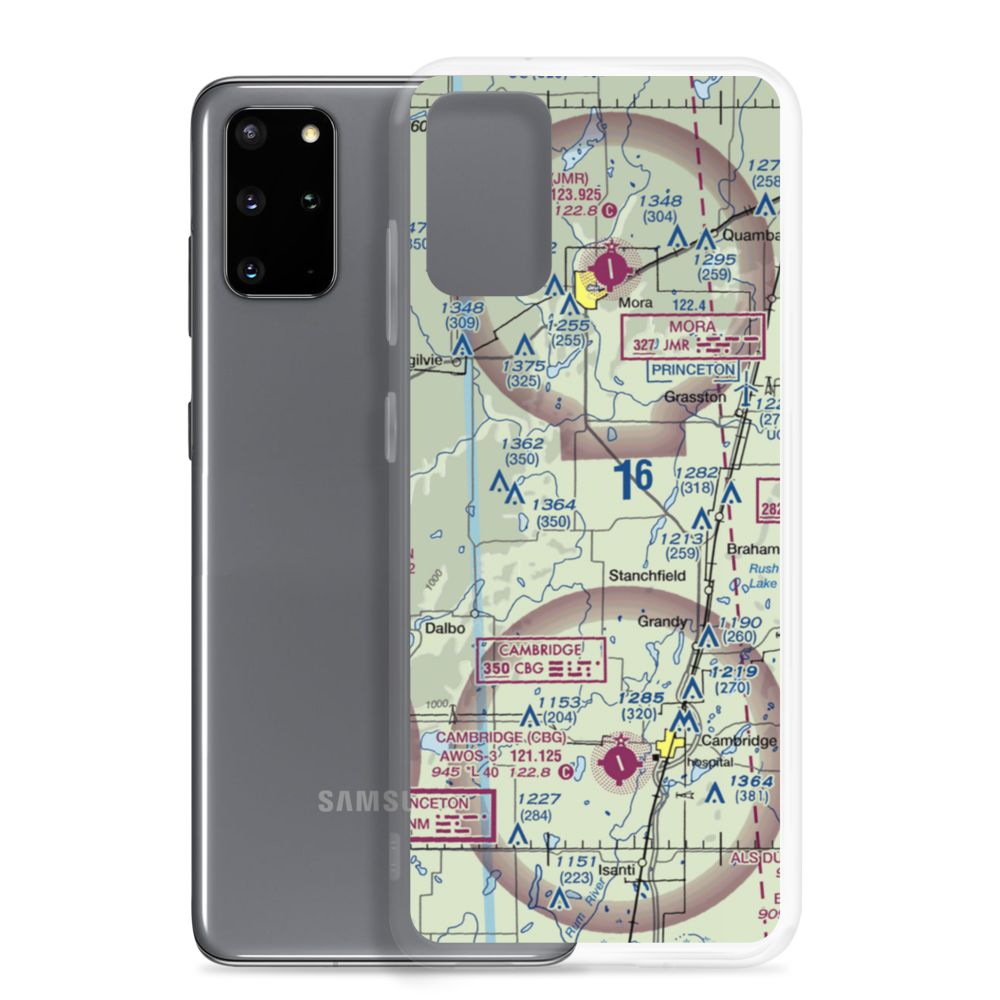 Grohnke Field (MY92) VFR Sectional Samsung Case Samsung Galaxy S20 Plus model shown