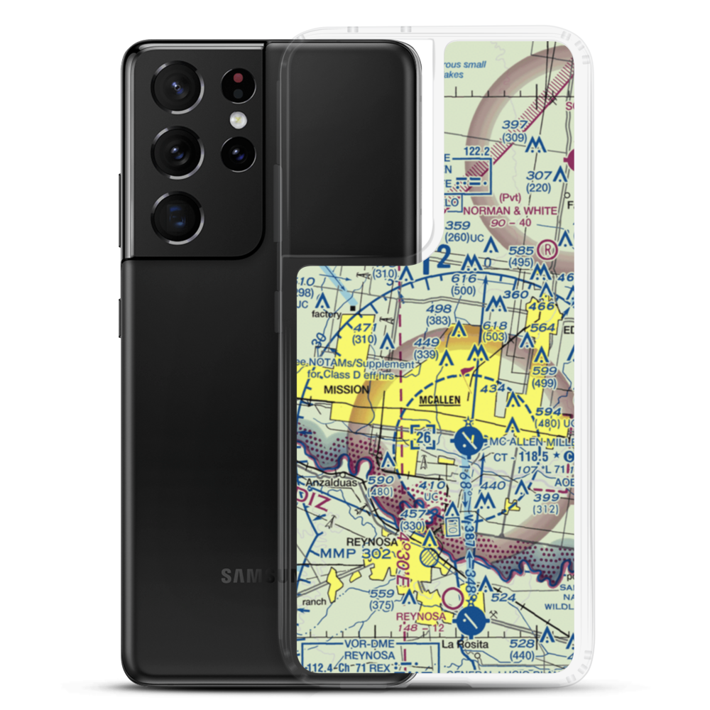 Gross Private Airport (US-0143) VFR Sectional Samsung Case Samsung Galaxy S21 Ultra model shown