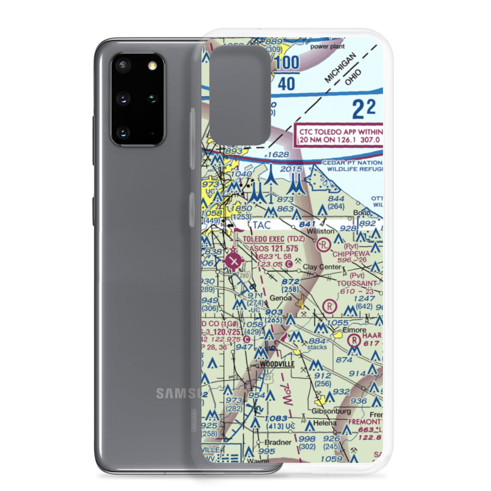 Gruetter Airport (5OI7) VFR Sectional Samsung Case Samsung Galaxy S20 Plus model shown