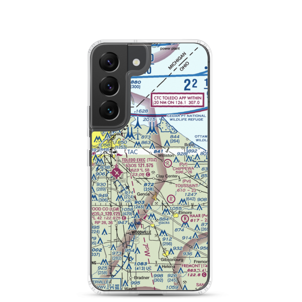 Gruetter Airport (5OI7) VFR Sectional Samsung Case Samsung Galaxy S22 model shown
