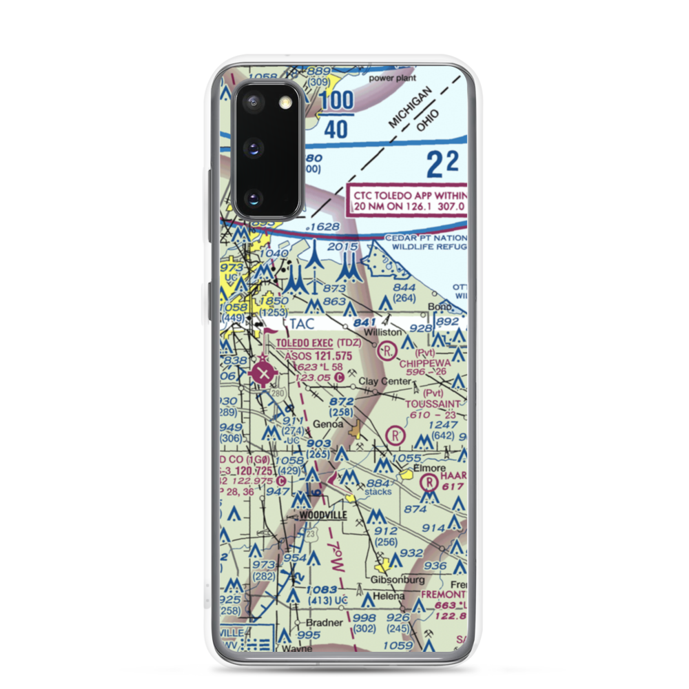 Gruetter Airport (5OI7) VFR Sectional Samsung Case Samsung Galaxy S20 model shown