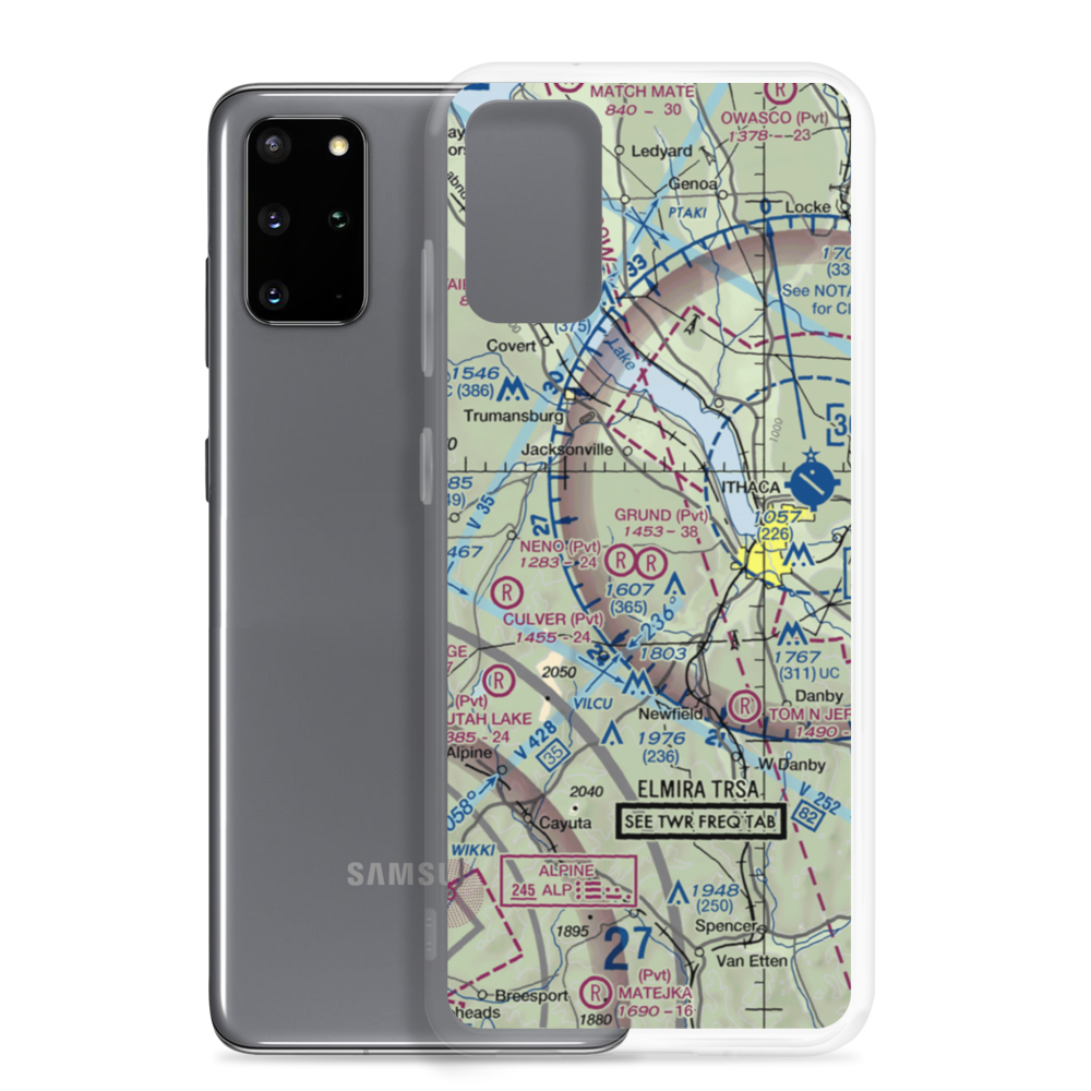 Grund Field (NY55) VFR Sectional Samsung Case Samsung Galaxy S20 Plus model shown