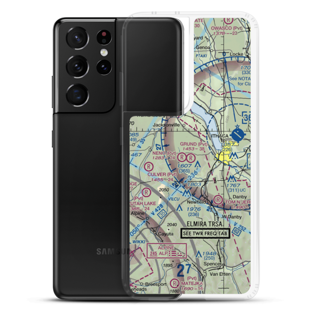 Grund Field (NY55) VFR Sectional Samsung Case Samsung Galaxy S21 Ultra model shown