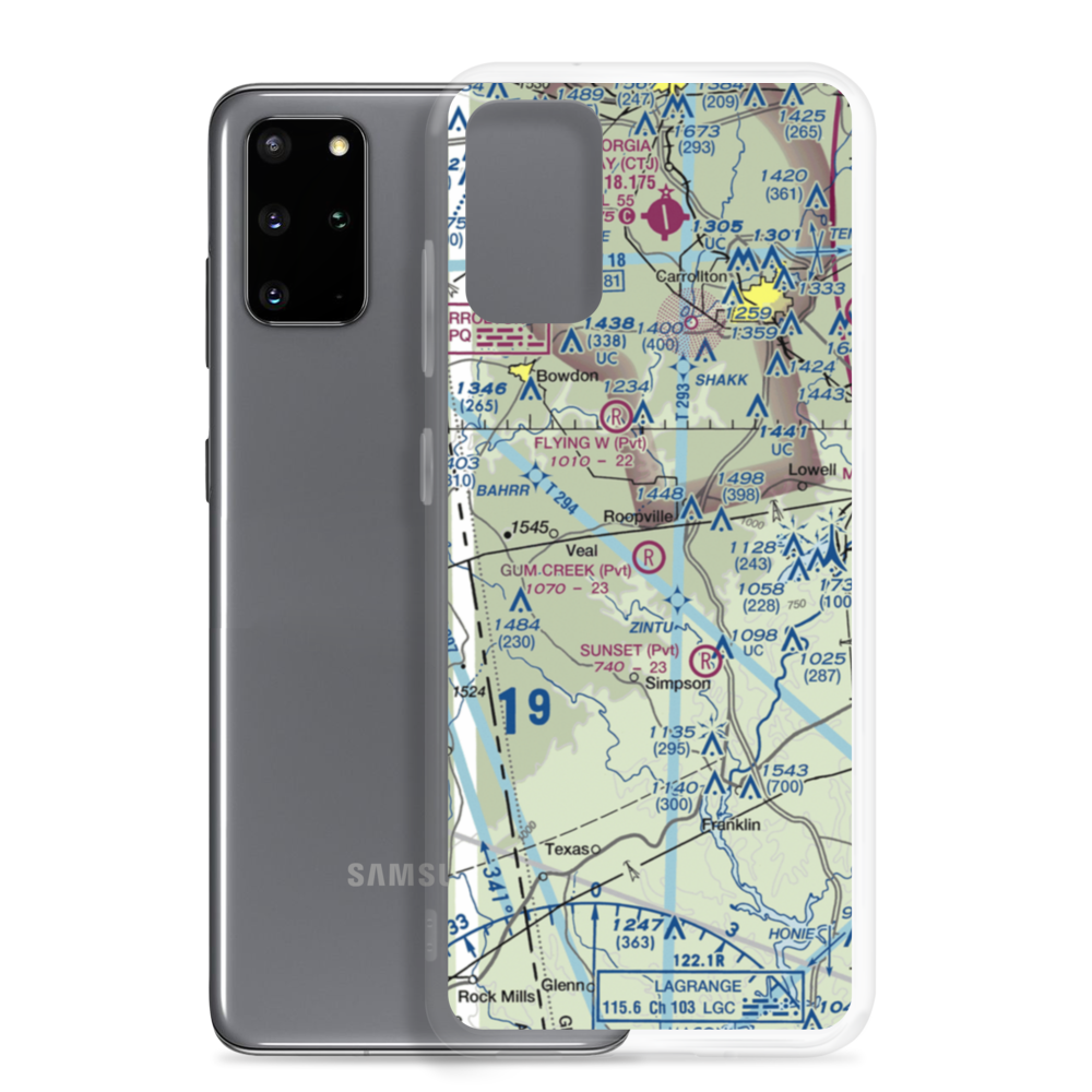 Gum Creek Airport (8GA1) VFR Sectional Samsung Case Samsung Galaxy S20 Plus model shown