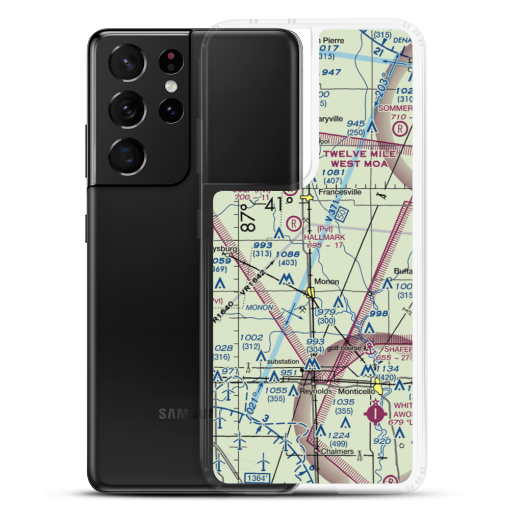 Gutwein Airport (72IN) VFR Sectional Samsung Case Samsung Galaxy S21 Ultra model shown