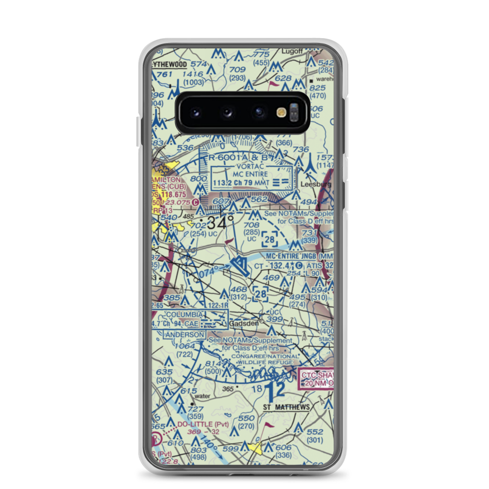 Gwinn Field (1SC2) VFR Sectional Samsung Case Samsung Galaxy S10 model shown