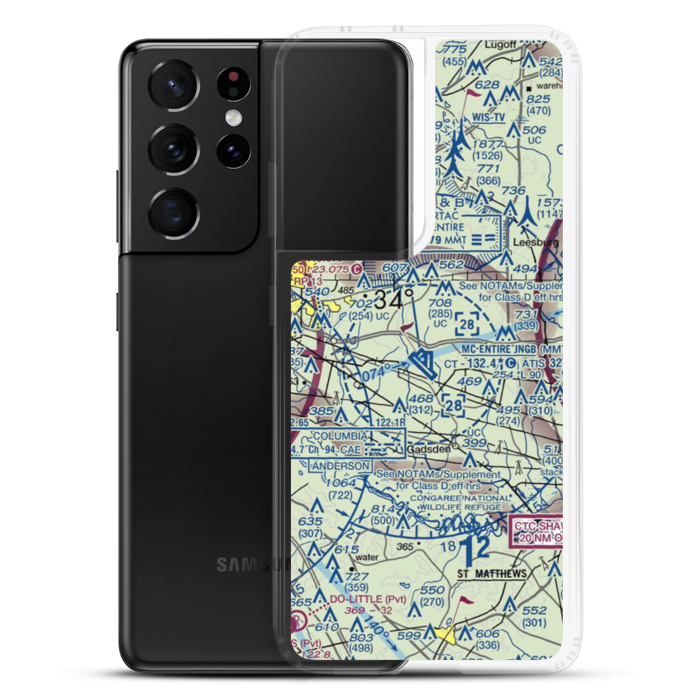 Gwinn Field (1SC2) VFR Sectional Samsung Case Samsung Galaxy S21 Ultra model shown