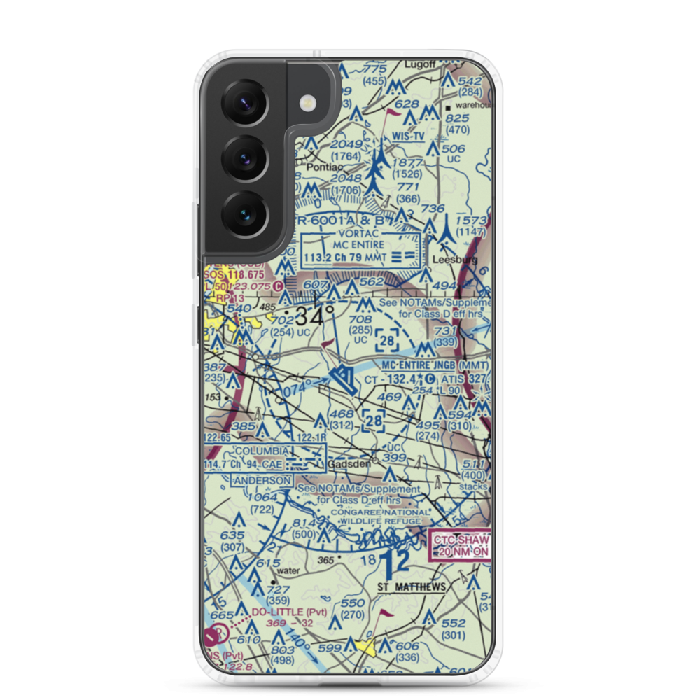 Gwinn Field (1SC2) VFR Sectional Samsung Case Samsung Galaxy S22 Plus model shown