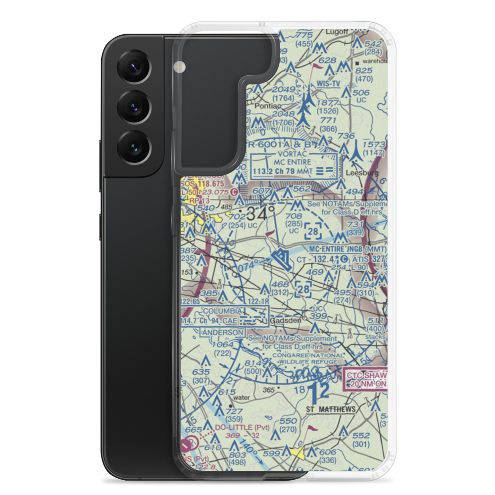 Gwinn Field (1SC2) VFR Sectional Samsung Case Samsung Galaxy S22 Plus model shown