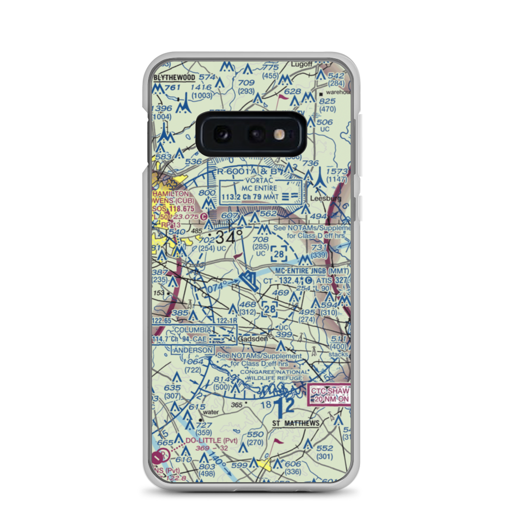 Gwinn Field (1SC2) VFR Sectional Samsung Case Samsung Galaxy S10e model shown