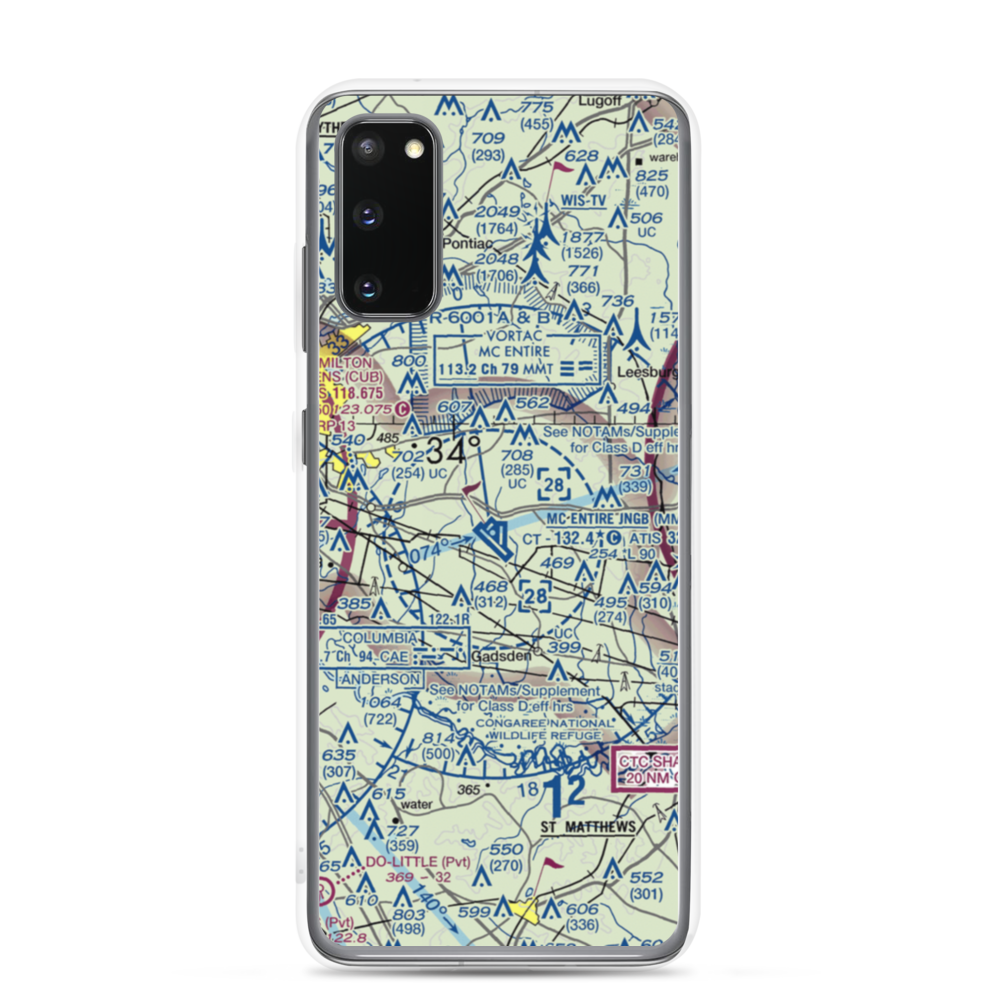 Gwinn Field (1SC2) VFR Sectional Samsung Case Samsung Galaxy S20 model shown