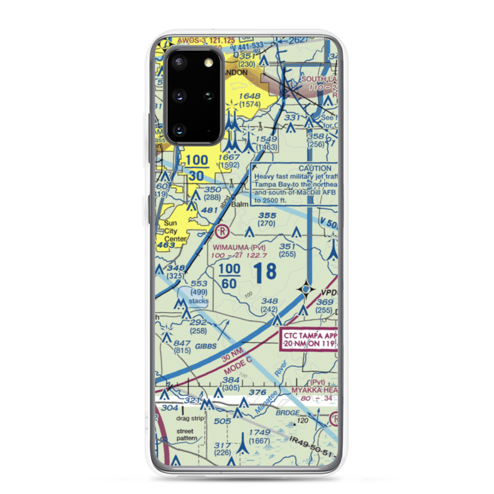 Gyro Town Usa STOLport (23FL) VFR Sectional Samsung Case Samsung Galaxy S20 Plus model shown