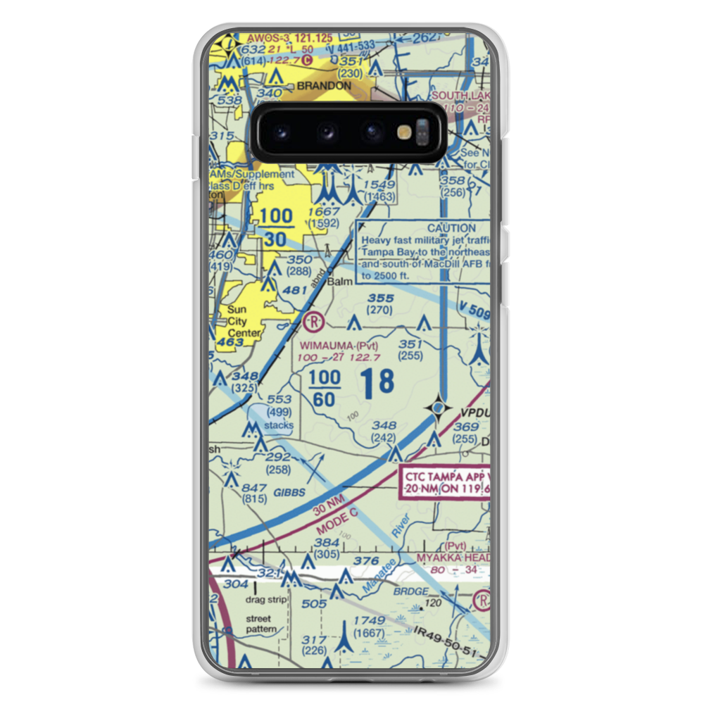 Gyro Town Usa STOLport (23FL) VFR Sectional Samsung Case Samsung Galaxy S10+ model shown