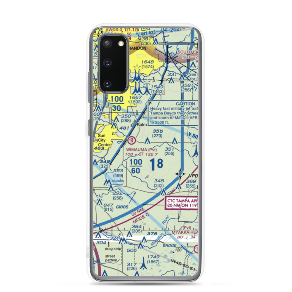 Gyro Town Usa STOLport (23FL) VFR Sectional Samsung Case Samsung Galaxy S20 model shown