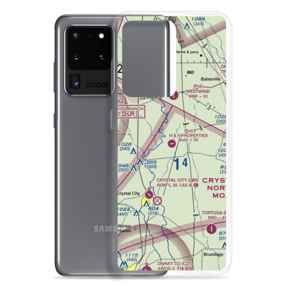 H & F Properties Airport (8TE4) VFR Sectional Samsung Case Samsung Galaxy S20 Ultra model shown