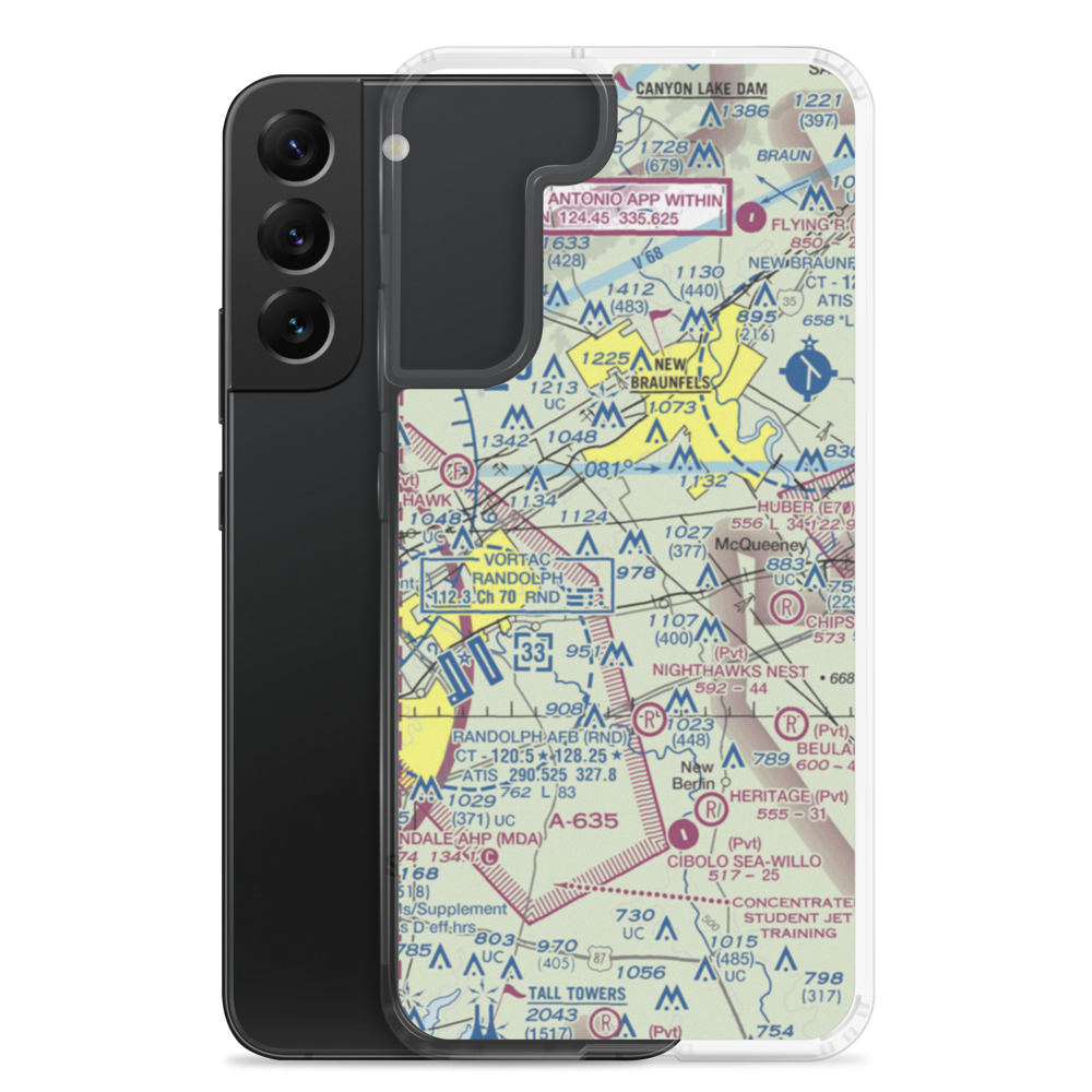 H M Ranch Airport (XS05) VFR Sectional Samsung Case Samsung Galaxy S22 Plus model shown