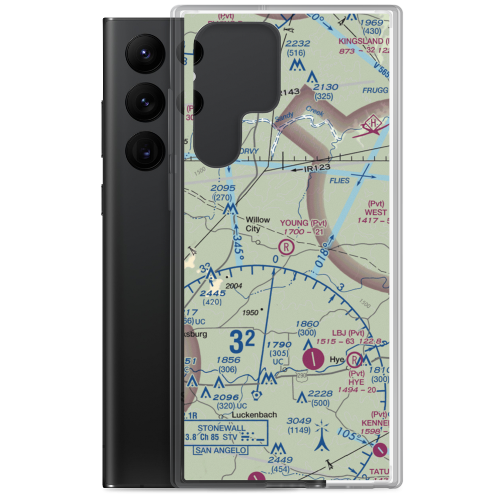 H Young Ranch Airport (4XS6) VFR Sectional Samsung Case Samsung Galaxy S22 Ultra model shown
