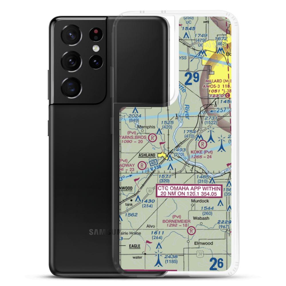 H. J. Paul Army Heliport (5K3) VFR Sectional Samsung Case Samsung Galaxy S21 Ultra model shown
