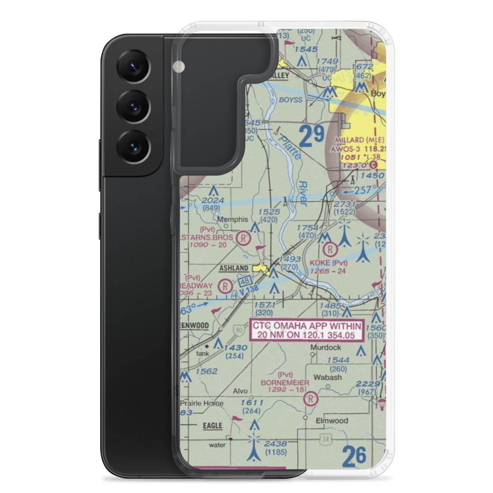 H. J. Paul Army Heliport (5K3) VFR Sectional Samsung Case Samsung Galaxy S22 Plus model shown