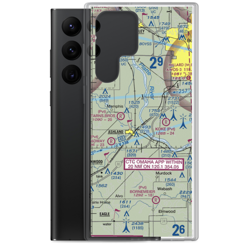 H. J. Paul Army Heliport (5K3) VFR Sectional Samsung Case Samsung Galaxy S22 Ultra model shown