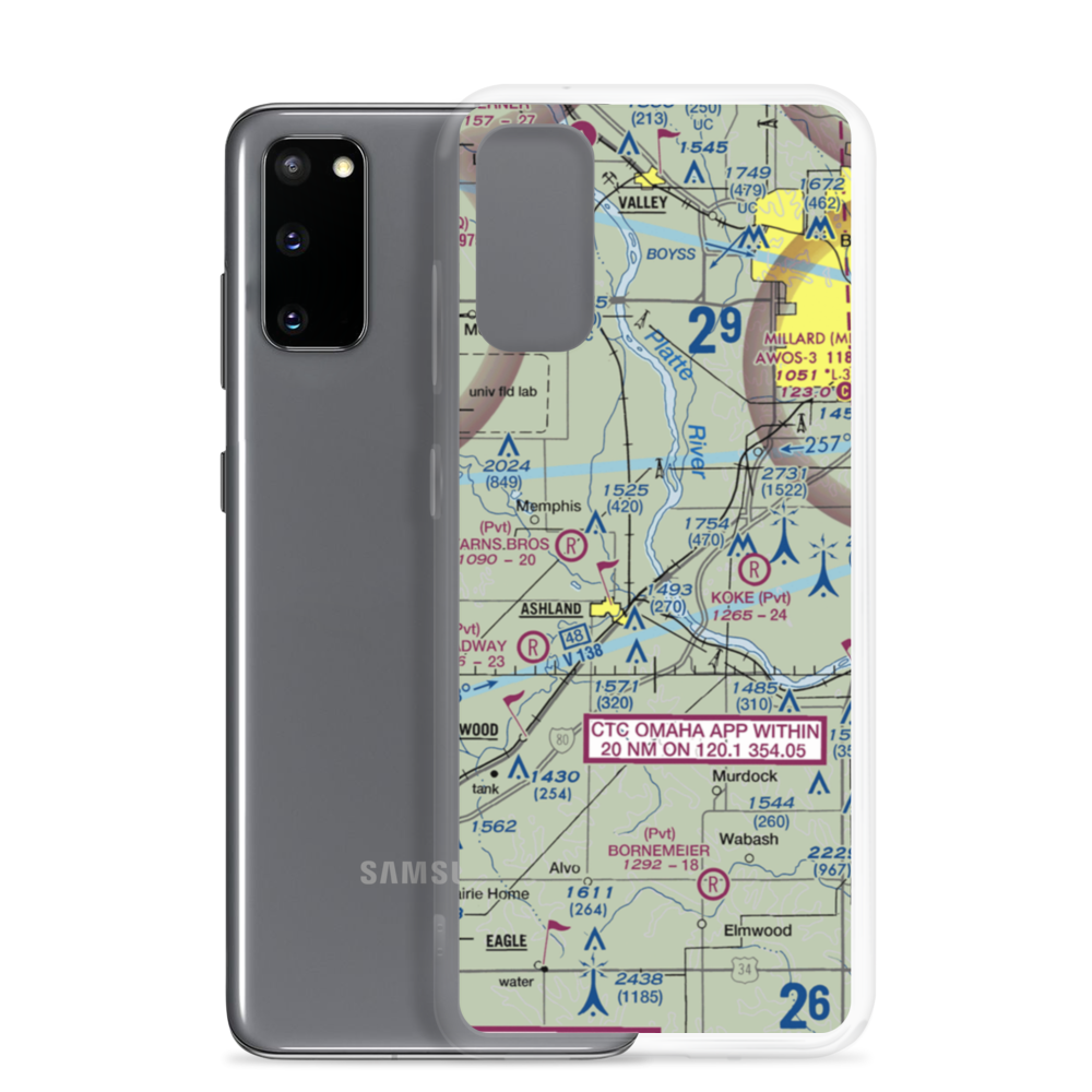 H. J. Paul Army Heliport (5K3) VFR Sectional Samsung Case Samsung Galaxy S20 model shown