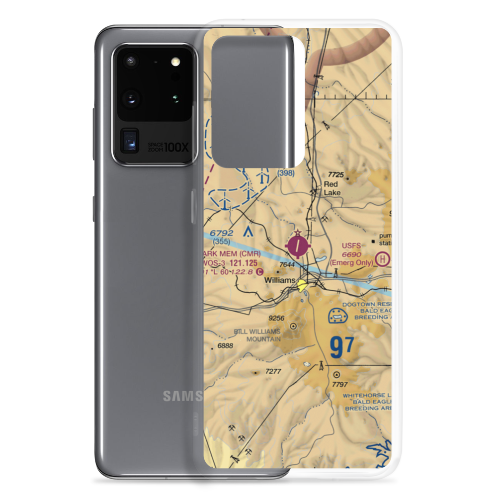 H.A. Clark Memorial Field (CMR) VFR Sectional Samsung Case Samsung Galaxy S20 Ultra model shown