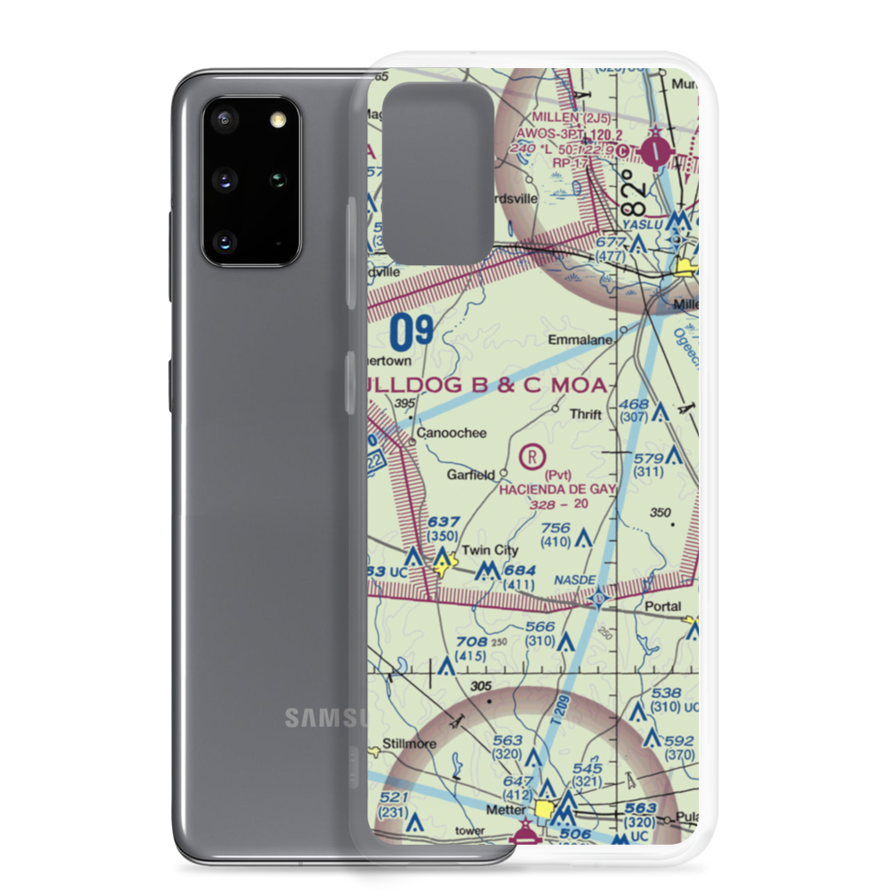 Hacienda De Gay Airstrip (7GA3) VFR Sectional Samsung Case Samsung Galaxy S20 Plus model shown