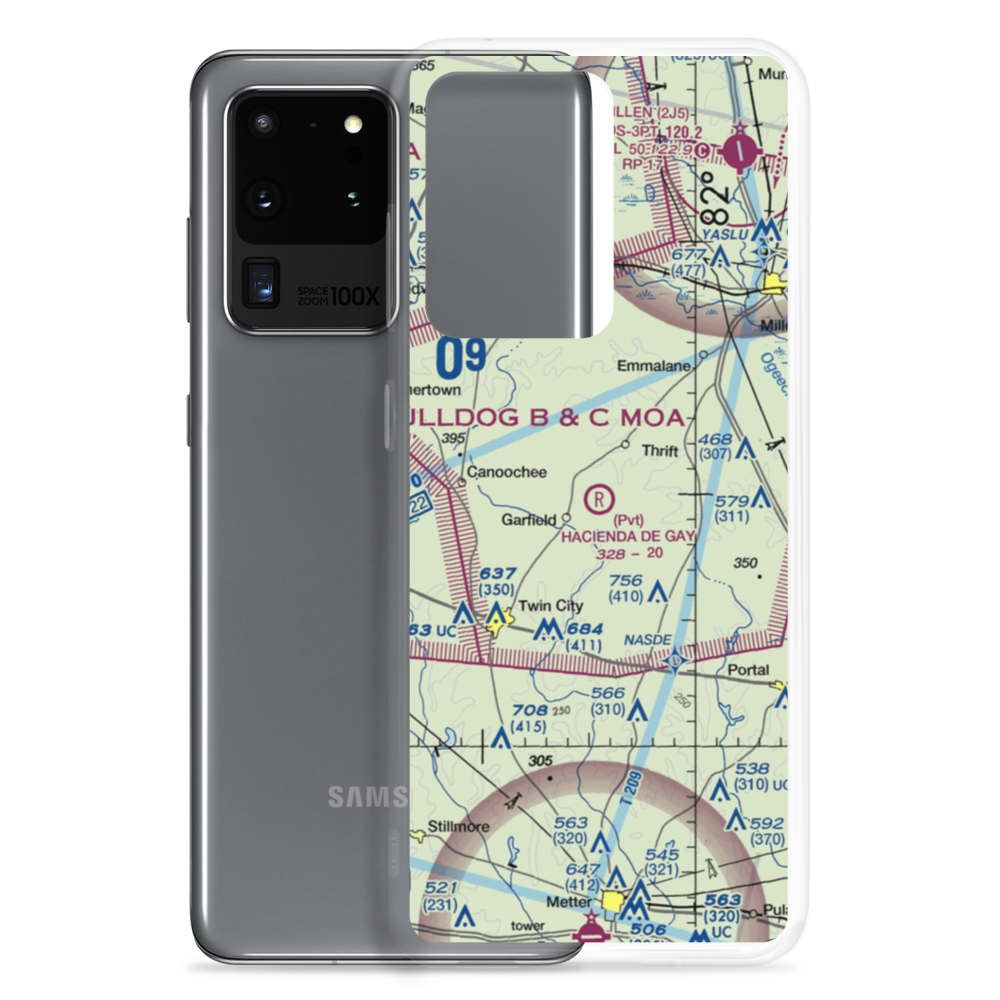 Hacienda De Gay Airstrip (7GA3) VFR Sectional Samsung Case Samsung Galaxy S20 Ultra model shown