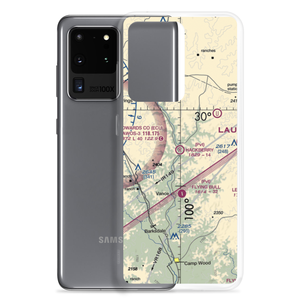 Hackberry Ranch Airport (XS69) VFR Sectional Samsung Case Samsung Galaxy S20 Ultra model shown
