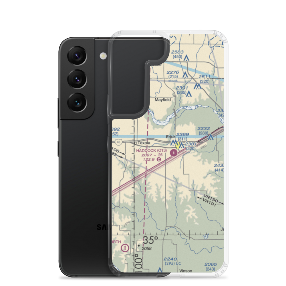 Haddock Field (O13) VFR Sectional Samsung Case Samsung Galaxy S22 model shown