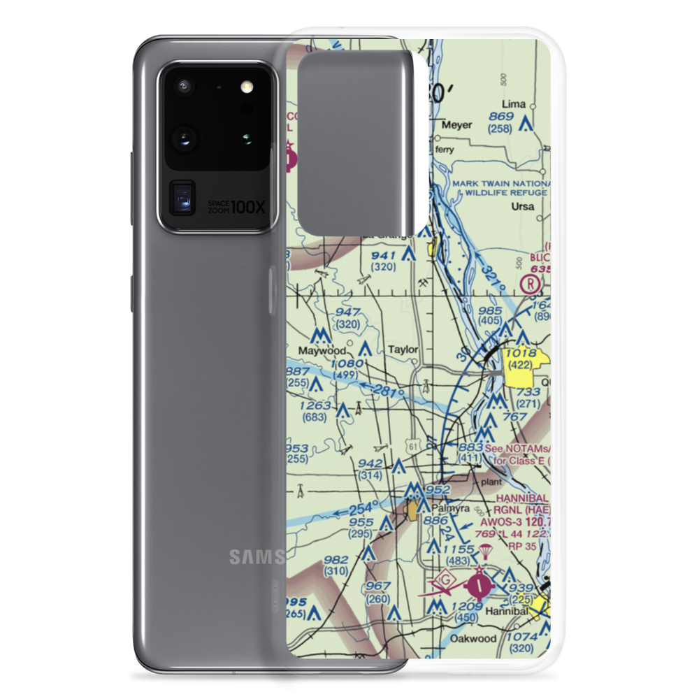 Haerr Field (US-0105) VFR Sectional Samsung Case Samsung Galaxy S20 Ultra model shown