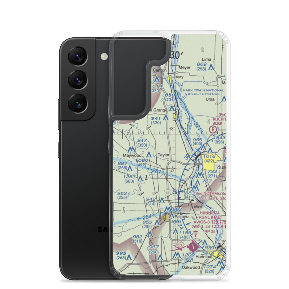 Haerr Field (US-0105) VFR Sectional Samsung Case Samsung Galaxy S22 model shown